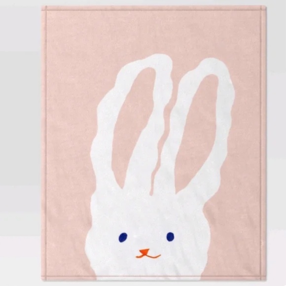 NWT Easter Bunny Throw Blanket - Picture 1 of 5